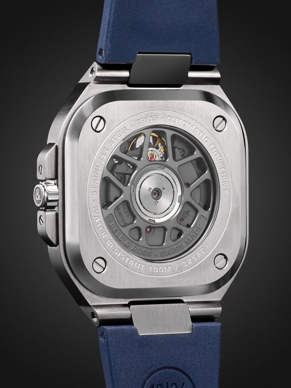 BR 05 Blue Steel Automatic 40mm Stainless Steel Watch, Ref. No. BR05A-BLU-ST/SRB - BK BR 05 Blue Steel Automatic 40mm Stainless Steel Watch, Ref. No. BR05A-BLU-ST/SRB - BK