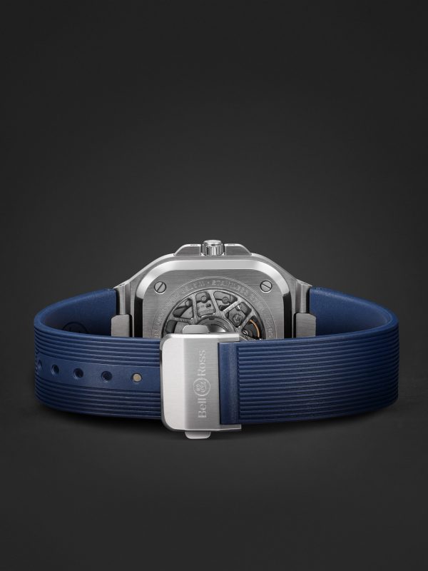 BR 05 Blue Steel Automatic 40mm Stainless Steel Watch, Ref. No. BR05A-BLU-ST/SRB - E2 BR 05 Blue Steel Automatic 40mm Stainless Steel Watch, Ref. No. BR05A-BLU-ST/SRB - E2