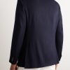 Milano Double-Breasted Brushed Cashmere Blazer - BK