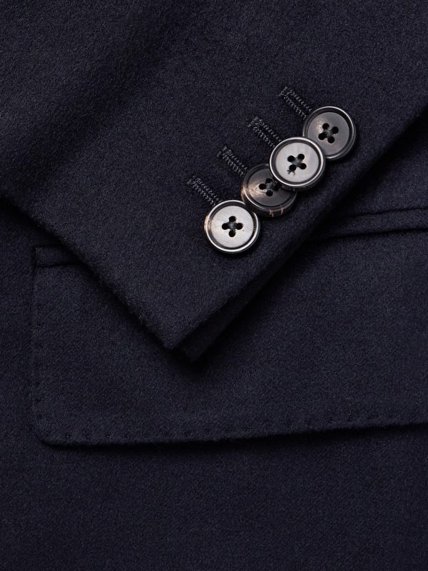 Milano Double-Breasted Brushed Cashmere Blazer - CU