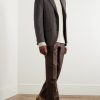 Torino Pinstripe Herringbone Cashmere-Tweed Blazer - OU Torino Pinstripe Herringbone Cashmere-Tweed Blazer - OU