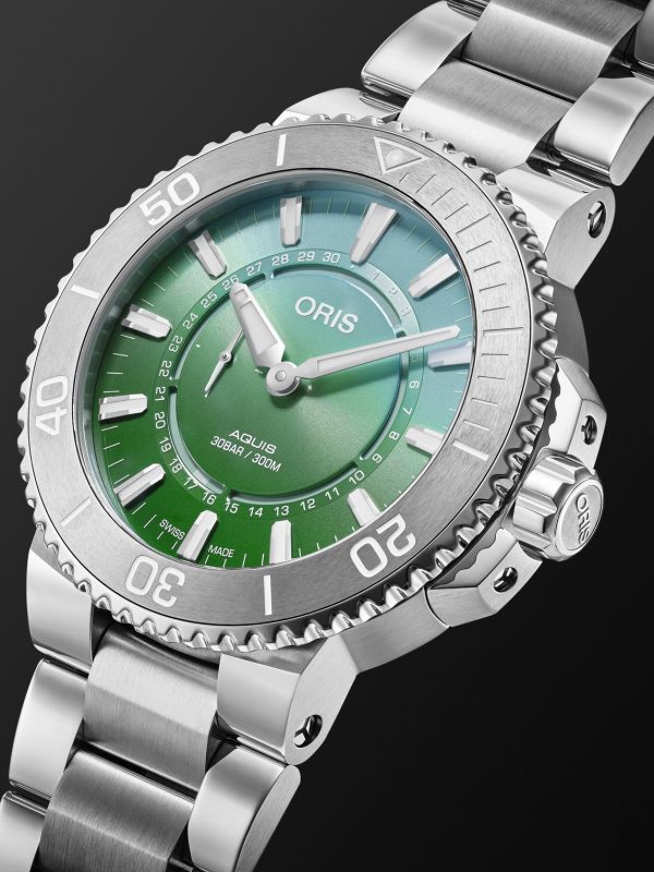 Aquis Dat Watt Limited Edition II Automatic 43.5mm Stainless Steel Watch, Ref. No. 01 743 7734 4197-Set - FR Aquis Dat Watt Limited Edition II Automatic 43.5mm Stainless Steel Watch, Ref. No. 01 743 7734 4197-Set - FR