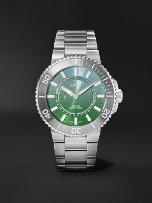 Aquis Dat Watt Limited Edition II Automatic 43.5mm Stainless Steel Watch, Ref. No. 01 743 7734 4197-Set Aquis Dat Watt Limited Edition II Automatic 43.5mm Stainless Steel Watch, Ref. No. 01 743 7734 4197-Set