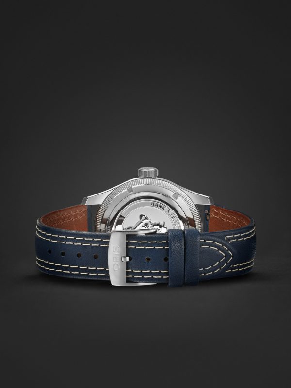 Hank Aaron Limited Edition Automatic 40mm Stainless Steel and Leather Watch, Ref. No. 01 754 7785 4081-Set - E2 Hank Aaron Limited Edition Automatic 40mm Stainless Steel and Leather Watch, Ref. No. 01 754 7785 4081-Set - E2
