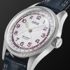 Hank Aaron Limited Edition Automatic 40mm Stainless Steel and Leather Watch, Ref. No. 01 754 7785 4081-Set - FR Hank Aaron Limited Edition Automatic 40mm Stainless Steel and Leather Watch, Ref. No. 01 754 7785 4081-Set - FR
