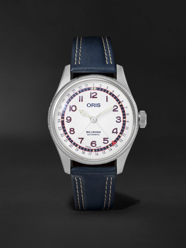 Hank Aaron Limited Edition Automatic 40mm Stainless Steel and Leather Watch, Ref. No. 01 754 7785 4081-Set Hank Aaron Limited Edition Automatic 40mm Stainless Steel and Leather Watch, Ref. No. 01 754 7785 4081-Set