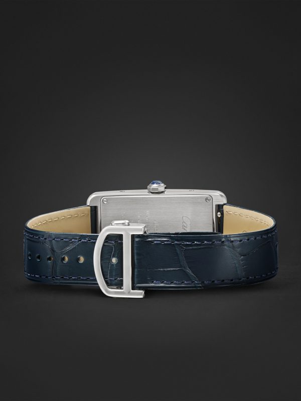 Tank Américaine Automatic 44.4mm Stainless Steel and Alligator Watch, Ref. No. WSTA0083 - E2 Tank Américaine Automatic 44.4mm Stainless Steel and Alligator Watch, Ref. No. WSTA0083 - E2