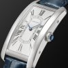 Tank Américaine Automatic 44.4mm Stainless Steel and Alligator Watch, Ref. No. WSTA0083 - FR Tank Américaine Automatic 44.4mm Stainless Steel and Alligator Watch, Ref. No. WSTA0083 - FR