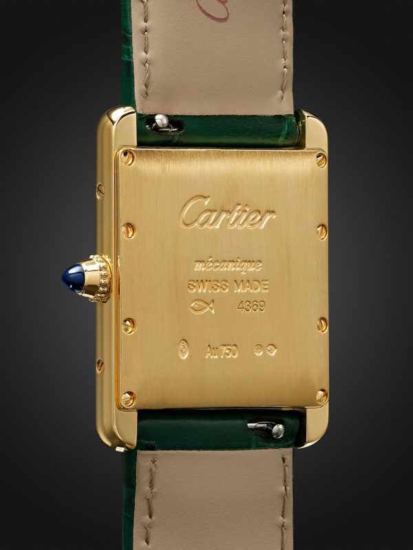 Tank Louis Cartier Hand-Wound 25.5mm 18-Karat Gold and Alligator Watch, Ref. No. WGTA0191 - BK Tank Louis Cartier Hand-Wound 25.5mm 18-Karat Gold and Alligator Watch, Ref. No. WGTA0191 - BK