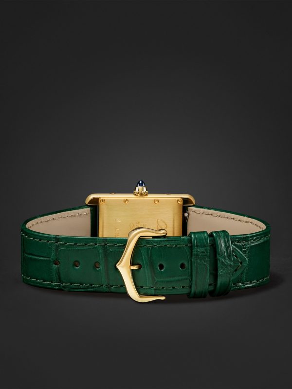 Tank Louis Cartier Hand-Wound 25.5mm 18-Karat Gold and Alligator Watch, Ref. No. WGTA0191 - E2 Tank Louis Cartier Hand-Wound 25.5mm 18-Karat Gold and Alligator Watch, Ref. No. WGTA0191 - E2