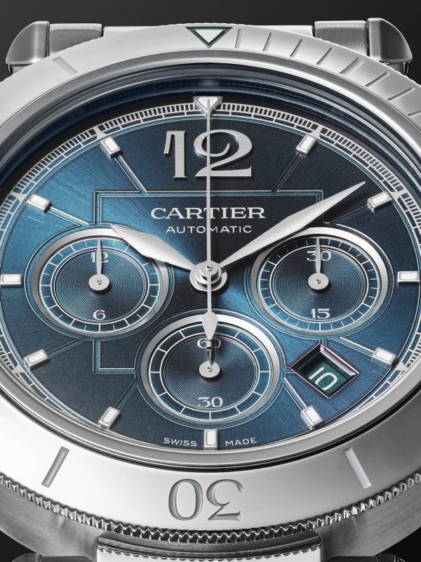 Pasha de Cartier Automatic Chronograph 41mm Stainless Steel Watch, Ref. No. WSPA0039 - CU Pasha de Cartier Automatic Chronograph 41mm Stainless Steel Watch, Ref. No. WSPA0039 - CU