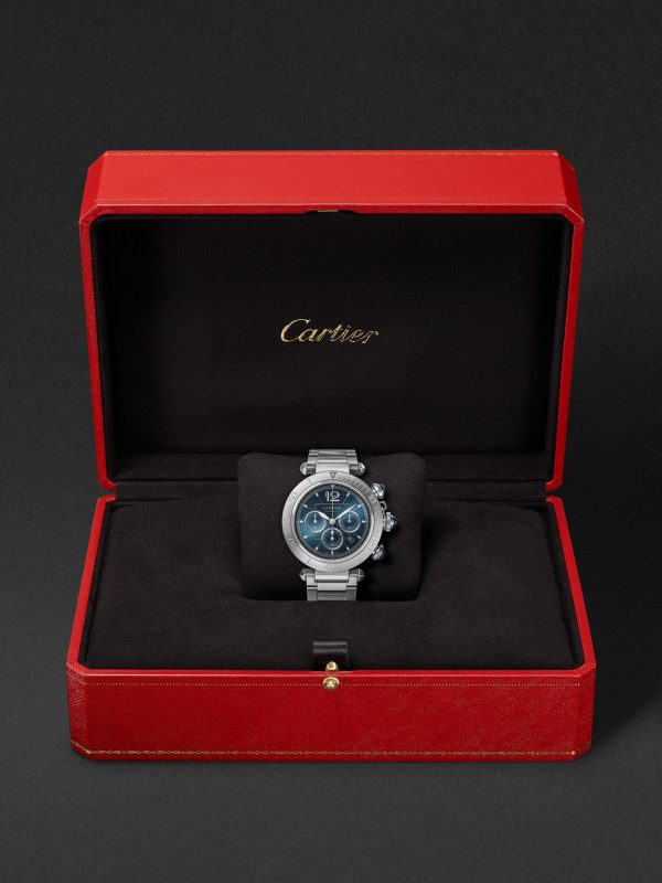 Pasha de Cartier Automatic Chronograph 41mm Stainless Steel Watch, Ref. No. WSPA0039 - E3 Pasha de Cartier Automatic Chronograph 41mm Stainless Steel Watch, Ref. No. WSPA0039 - E3