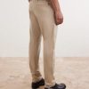Theo 1420 Tapered Organic Cotton-Blend Twill Chinos - BK Theo 1420 Tapered Organic Cotton-Blend Twill Chinos - BK