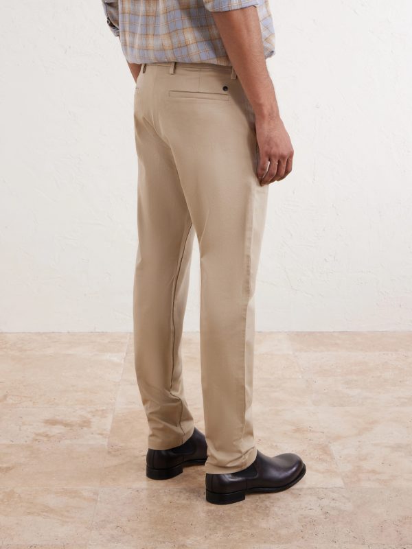 Theo 1420 Tapered Organic Cotton-Blend Twill Chinos - BK Theo 1420 Tapered Organic Cotton-Blend Twill Chinos - BK