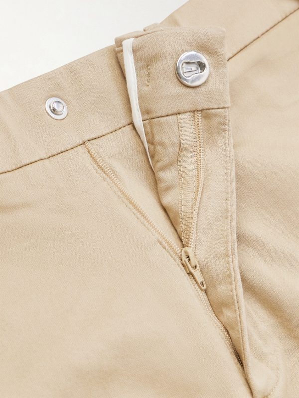 Theo 1420 Tapered Organic Cotton-Blend Twill Chinos - E1 Theo 1420 Tapered Organic Cotton-Blend Twill Chinos - E1