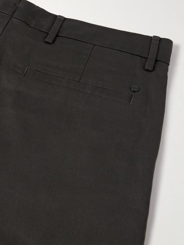 Theo 1420 Tapered Organic Cotton-Blend Twill Chinos - CU Theo 1420 Tapered Organic Cotton-Blend Twill Chinos - CU