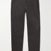 Theo 1420 Tapered Organic Cotton-Blend Twill Chinos Theo 1420 Tapered Organic Cotton-Blend Twill Chinos
