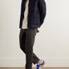 Theo 1420 Tapered Organic Cotton-Blend Twill Chinos - OU Theo 1420 Tapered Organic Cotton-Blend Twill Chinos - OU