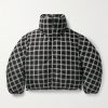 + Dingyun Zhang Oversized Checked Shell Down Jacket + Dingyun Zhang Oversized Checked Shell Down Jacket