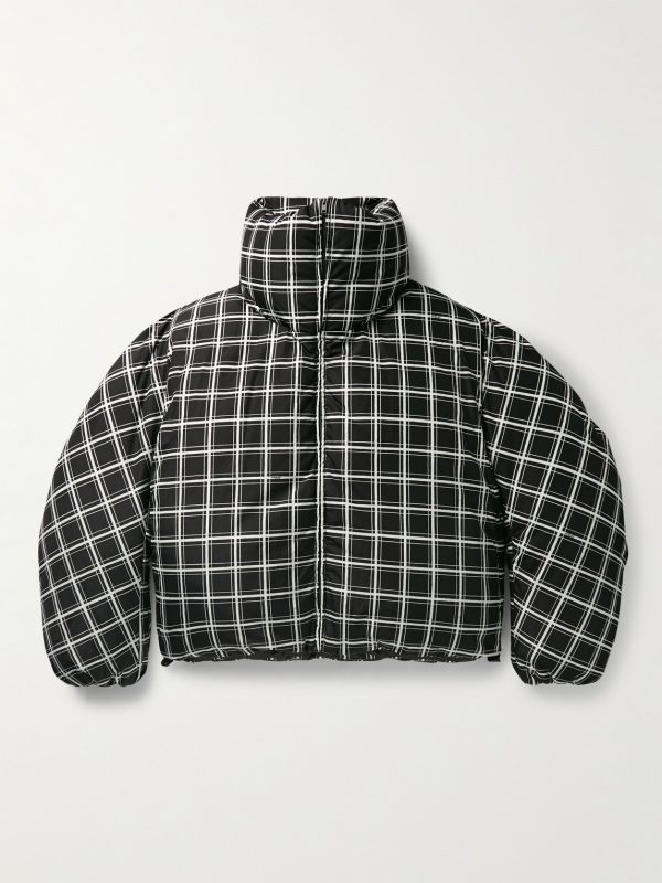 + Dingyun Zhang Oversized Checked Shell Down Jacket + Dingyun Zhang Oversized Checked Shell Down Jacket