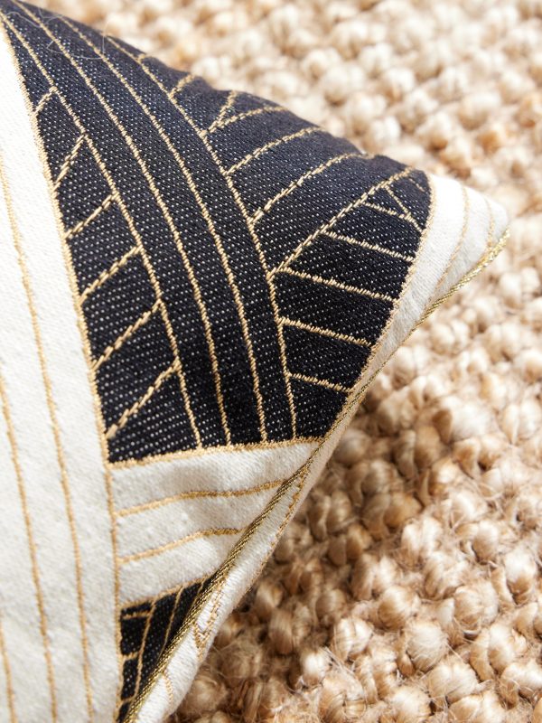 Nastri Cotton-Blend Jacquard Down Cushion - CU Nastri Cotton-Blend Jacquard Down Cushion - CU