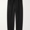 Tapered Cropped Gabardine Trousers Tapered Cropped Gabardine Trousers