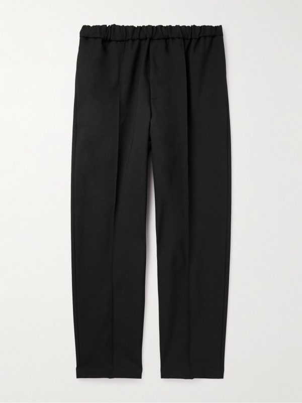 Tapered Cropped Gabardine Trousers Tapered Cropped Gabardine Trousers