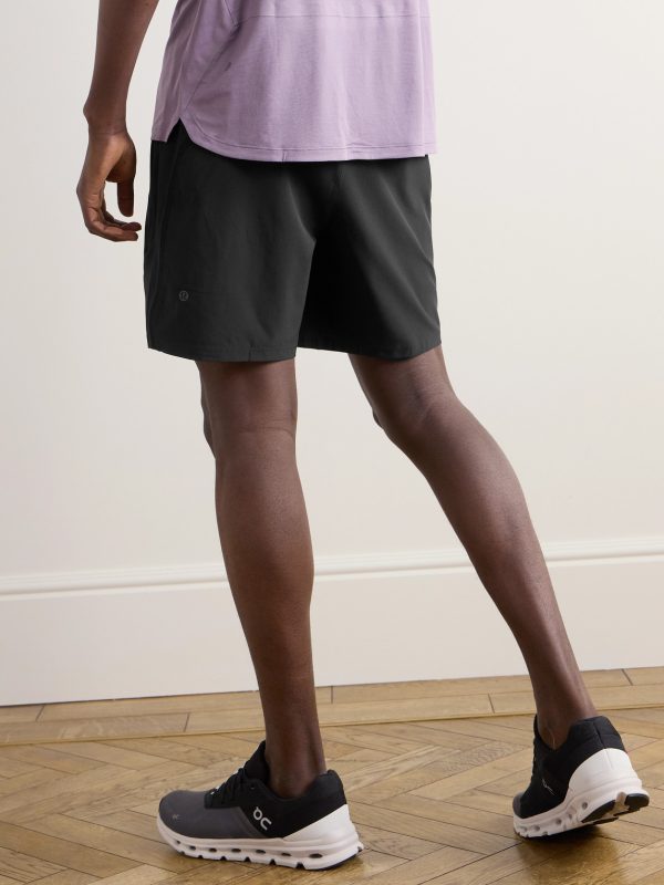 Pace Breaker Straight-Leg 7" Recycled-Swift™ Shorts - BK Pace Breaker Straight-Leg 7" Recycled-Swift™ Shorts - BK