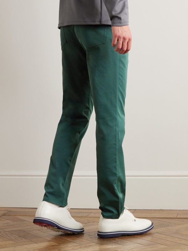 eb66 Slim-Fit Straight-Leg Tech-Twill Golf Trousers - BK