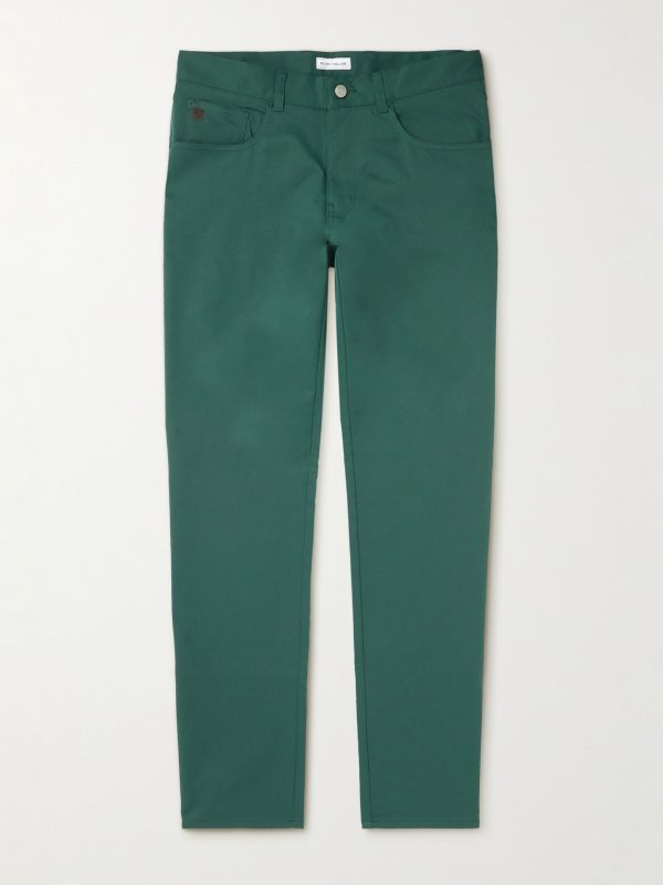 eb66 Slim-Fit Straight-Leg Tech-Twill Golf Trousers