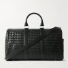 Intrecciato Leather Duffle Bag
