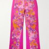 Straight-Leg Patchwork Cotton and TENCEL™ Lyocell-Blend Twill Down Trousers