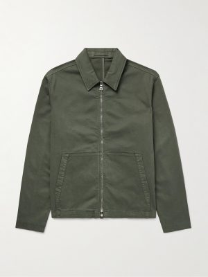 Cotton-Blend Gabardine Coach Jacket Cotton-Blend Gabardine Coach Jacket