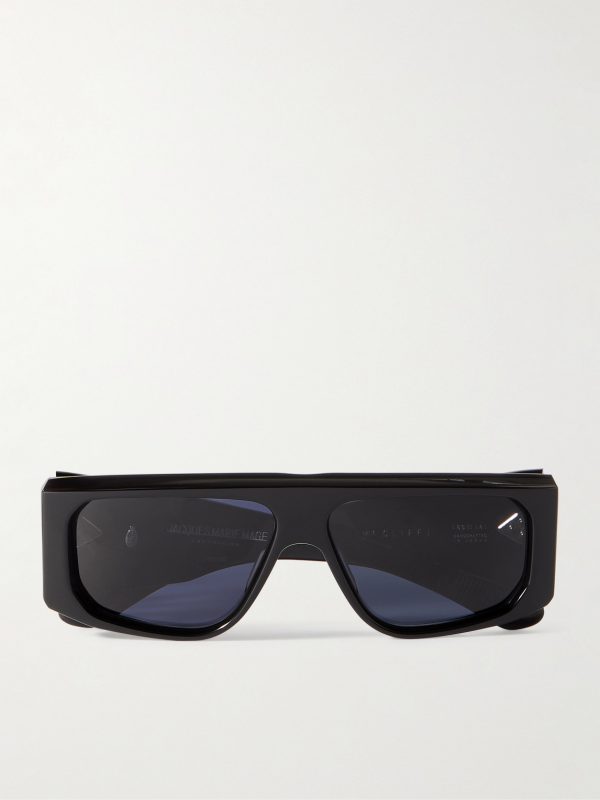 Cliff Square-Frame Acetate and Silver-Tone Sunglasses Cliff Square-Frame Acetate and Silver-Tone Sunglasses