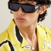 Cliff Square-Frame Acetate and Silver-Tone Sunglasses - OU Cliff Square-Frame Acetate and Silver-Tone Sunglasses - OU