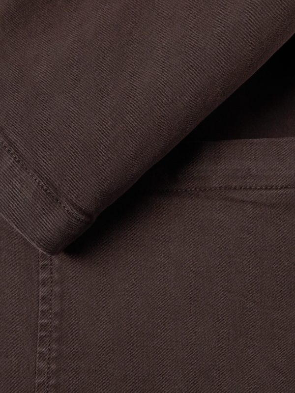 Garment-Dyed Cotton-Blend Twill Blazer - CU Garment-Dyed Cotton-Blend Twill Blazer - CU
