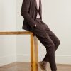 Garment-Dyed Cotton-Blend Twill Blazer - OU Garment-Dyed Cotton-Blend Twill Blazer - OU
