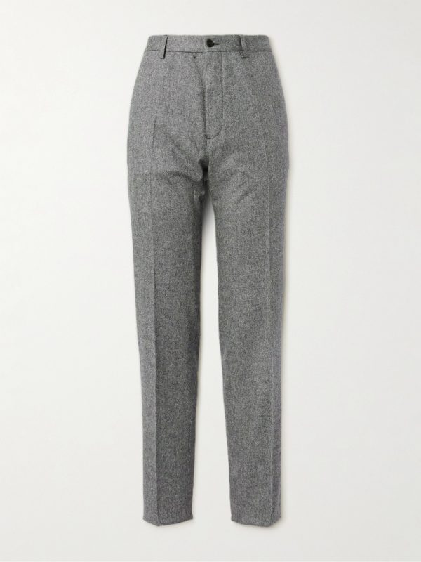Phillip Tapered Pleated Wool-Blend Trousers Phillip Tapered Pleated Wool-Blend Trousers