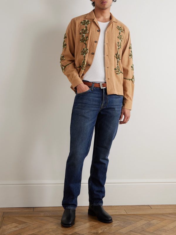 Gritty Jackson Slim-Fit Straight-Leg Jeans - OU Gritty Jackson Slim-Fit Straight-Leg Jeans - OU
