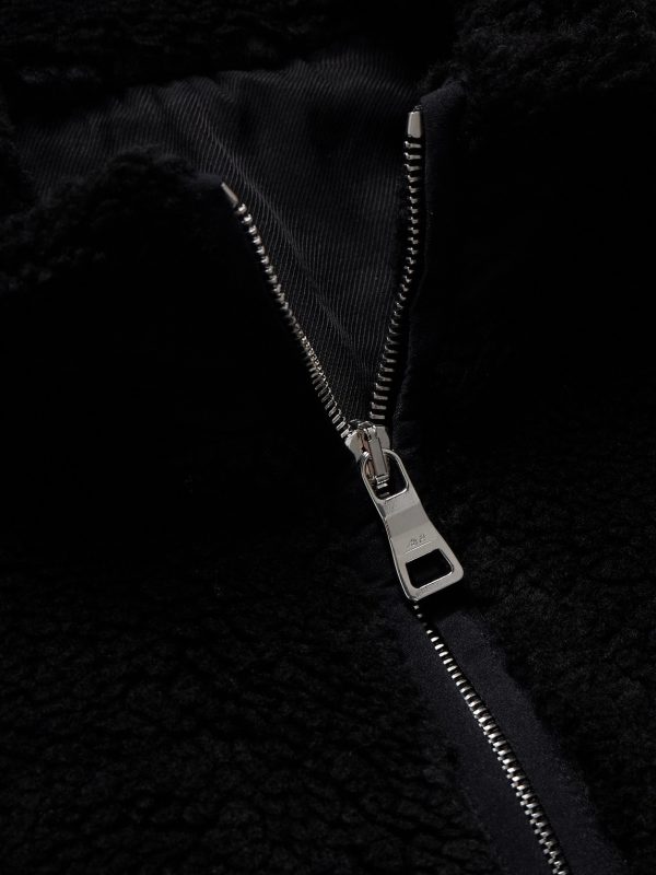 Shell-Trimmed Fleece Jacket - CU