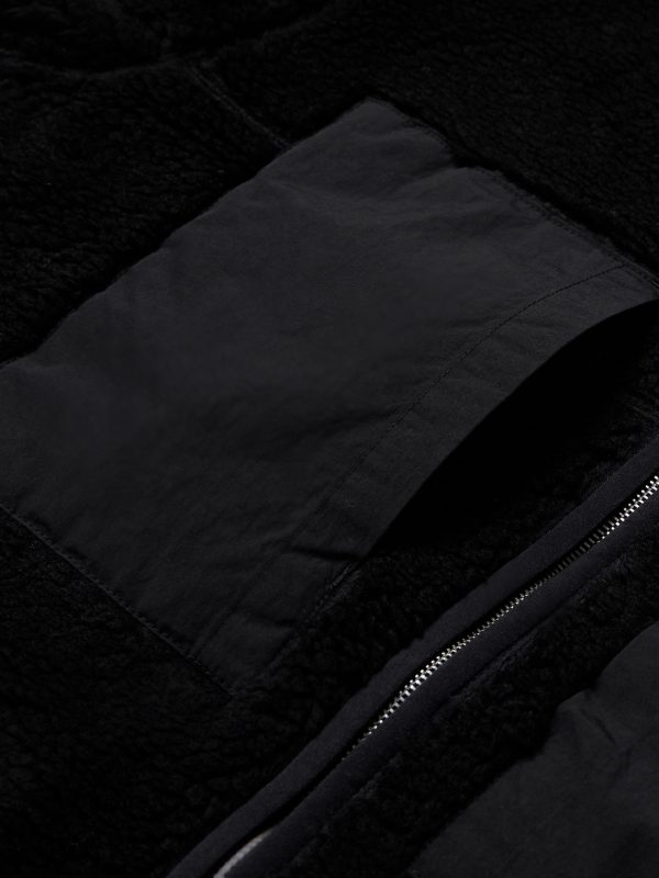 Shell-Trimmed Fleece Jacket - E1