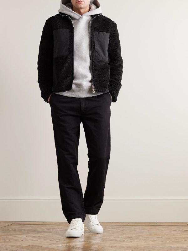 Shell-Trimmed Fleece Jacket - OU