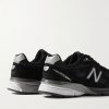 990v4 Suede and Mesh Sneakers - BK 990v4 Suede and Mesh Sneakers - BK