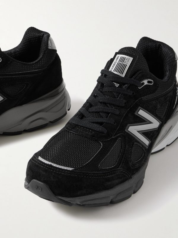 990v4 Suede and Mesh Sneakers - CU 990v4 Suede and Mesh Sneakers - CU