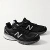990v4 Suede and Mesh Sneakers - FR 990v4 Suede and Mesh Sneakers - FR