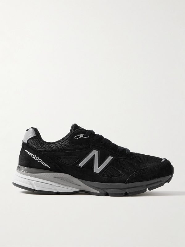 990v4 Suede and Mesh Sneakers 990v4 Suede and Mesh Sneakers