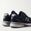 990v4 Suede and Mesh Sneakers - BK 990v4 Suede and Mesh Sneakers - BK