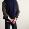 Reversible Padded Wool-Blend Gilet - BK
