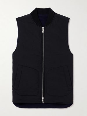 Reversible Padded Wool-Blend Gilet Reversible Padded Wool-Blend Gilet