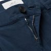 Tapered Pleated Garment-Dyed Cotton-Blend Twill Trousers - E1